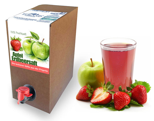 Apfel-Erdbeersaft naturtrüb 3Liter (BiB)