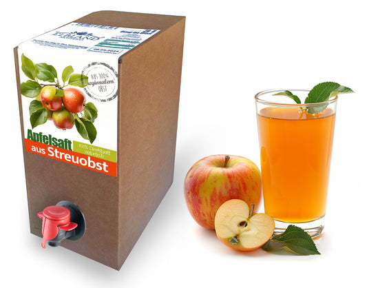 Apfelsaft aus Streuobst naturtrüb 3Liter (BiB)